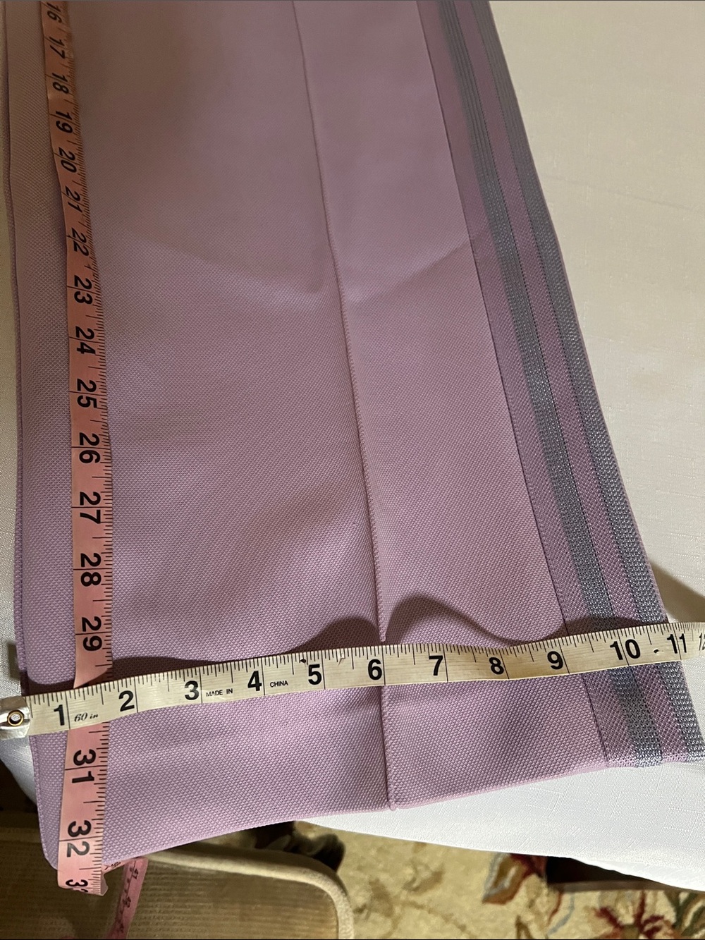NWT Adidas x Ivy Park Rodeo 3 Stripe Suit Pants Size Large purple glow - Picture 8 of 9